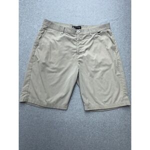 Travis‎ Matthew Shorts Mens 38 Beige Stretch Outdoors Golf Hiking Camping Casual
